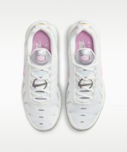 Alternative view of Air Max Plus Summit White/Grey Fog/Metallic Silver/Pink Rise