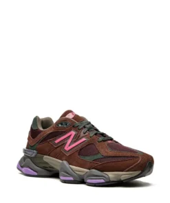 Alternative view of New Balance 9060 "Rich Oak/Burgundy"