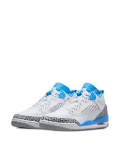 Alternative view of Jordan Spizike Low "White/University Blue/Wolf Grey/Anthracite"