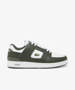 Lacoste T-Clip Men's Leather Court Cage Sneakers